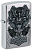 Зажигалка ZIPPO Viking Design с покрытием Brushed Chrome 49777