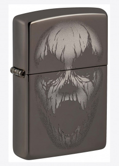 Зажигалка ZIPPO Screaming Monster с покрытием Black Ice 49799