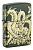 Зажигалка ZIPPO Dragon Design с покрытием Green Matte, латунь/сталь, зеленая, матовая, 38x13x5