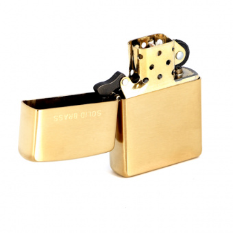 Зажигалка ZIPPO 204 BRUSHED BRASS