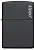 Зажигалка ZIPPO Classic с покрытием Black Matte, латунь/сталь, черная, матовая, 38x13x57 мм
