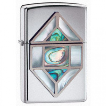 Зажигалка ZIPPO 20899 Stained Glass Street Chrome
